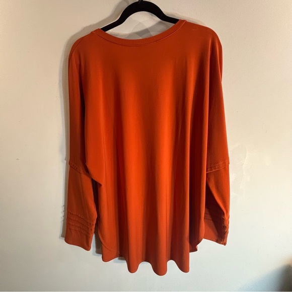 JOSEPH RIBKOFF Sz 16 Tulip Hem Long Line Horizontal Pleats on Doleman Sleeve - Picture 7 of 7